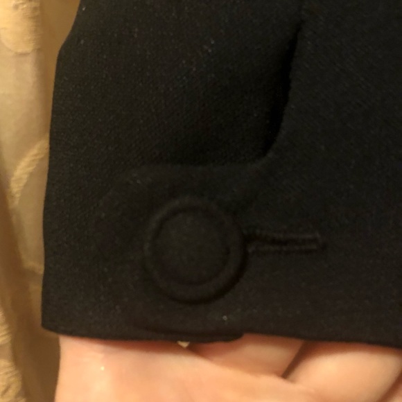 True vintage 1940’s Black/Rust crepe dress RARE larger size! 16 - Picture 9 of 13